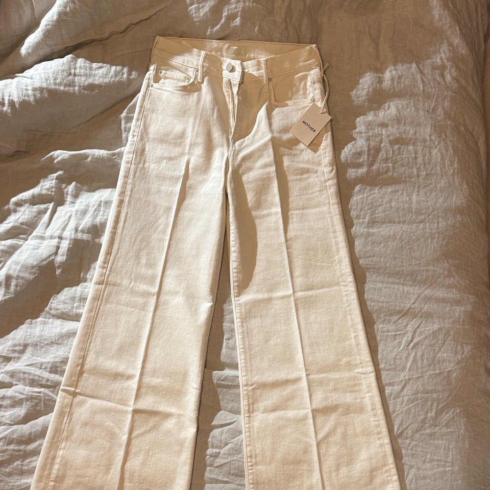 MOTHER the twister skimp, in cream puffs, size 27